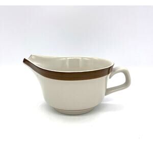 MSI Merchandise Service Brown Monterey Stoneware Gravy Boat Japan